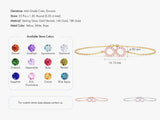 Infinity Birthstone Bracelet