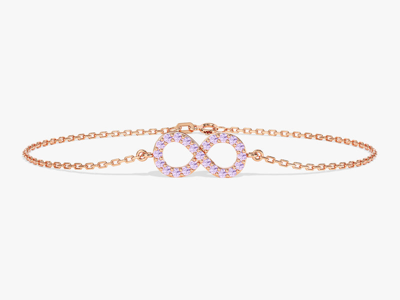 Infinity Birthstone Bracelet