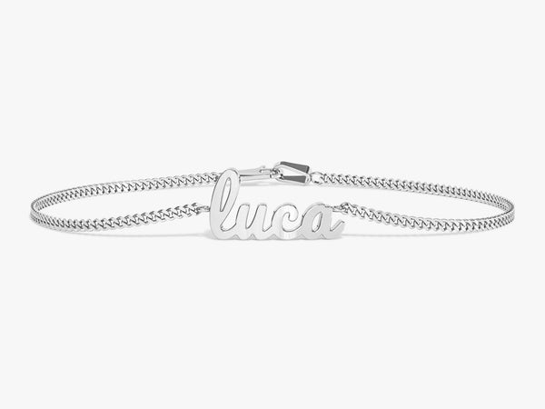 Cuban Chain Name Bracelet