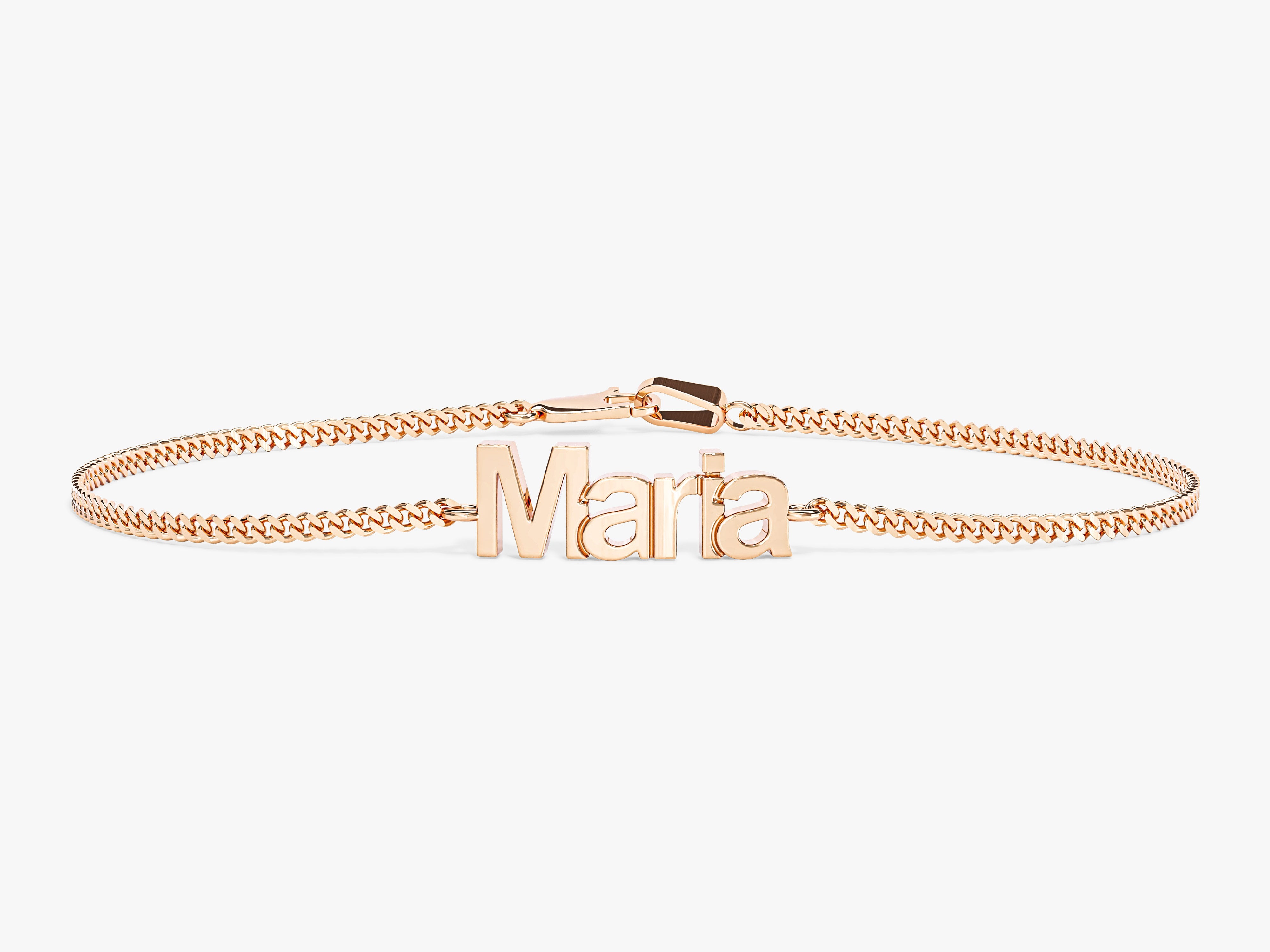 Cuban Chain Name Bracelet