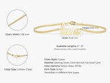 Cuban Chain Name Bracelet