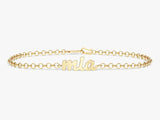 Rolo Chain Name Bracelet