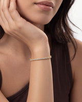 Pear Cut Lab Diamond Tennis Bracelet