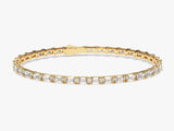 Emerald Cut Lab Diamond Tennis Bracelet