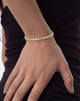 Emerald Cut Lab Diamond Tennis Bracelet