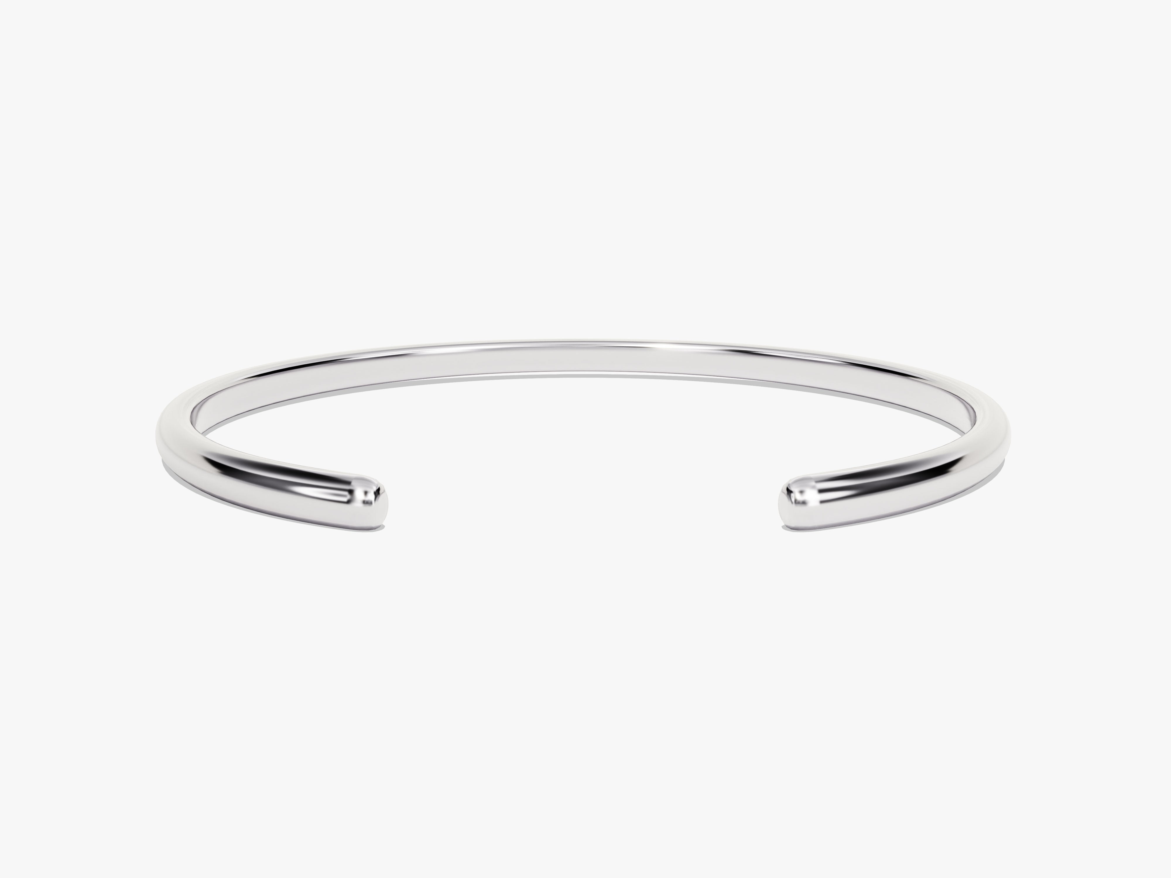 Sleek silver cuff bracelet, fine jewelry for women