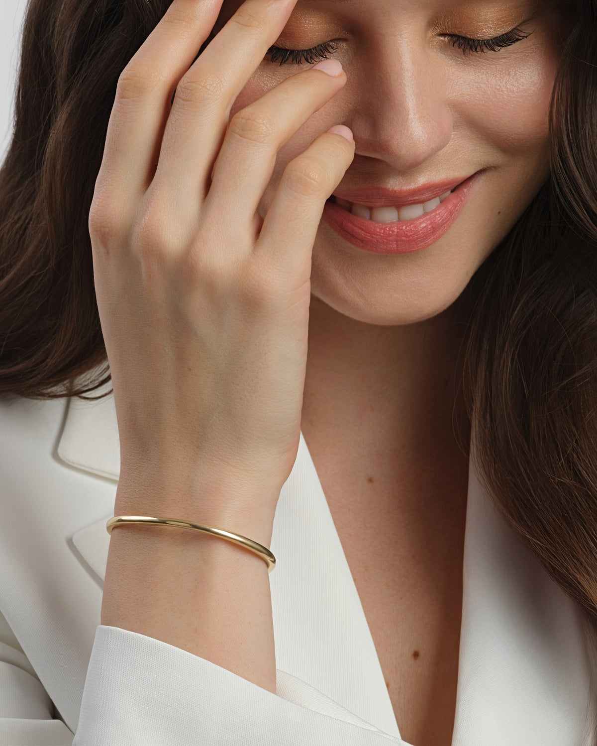 Plain Hinged Bangle | Eternate