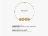 Diamond Letter Bubble Bracelet in 14k Gold
