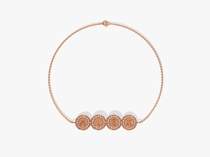 Letter Bubble Bracelet