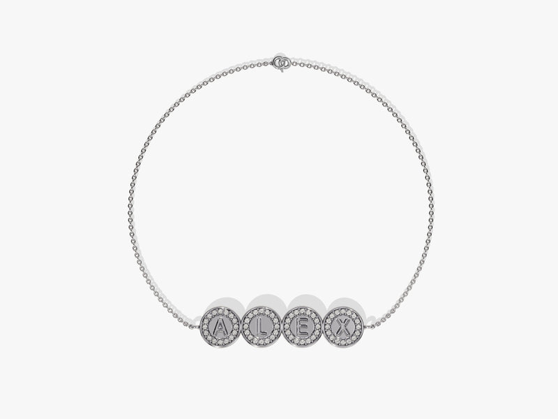 Letter Bubble Bracelet