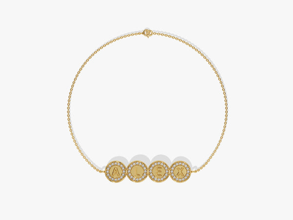 Letter Bubble Bracelet