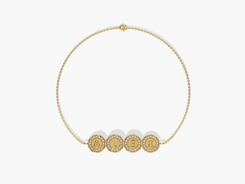Letter Bubble Bracelet