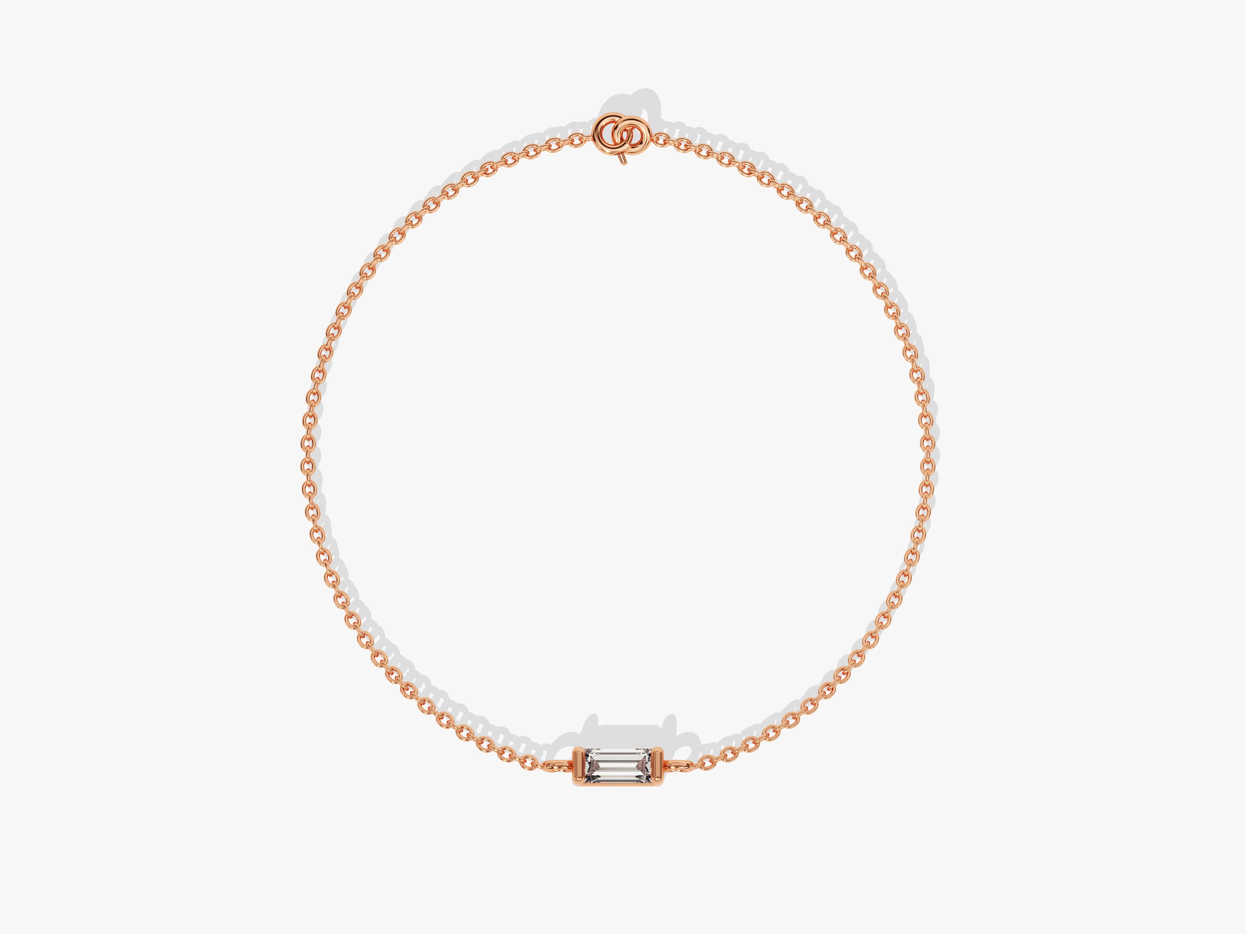 Solo Baguette Cut Bracelet