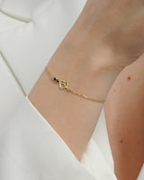 Infinity Heart Birthstone Bracelet