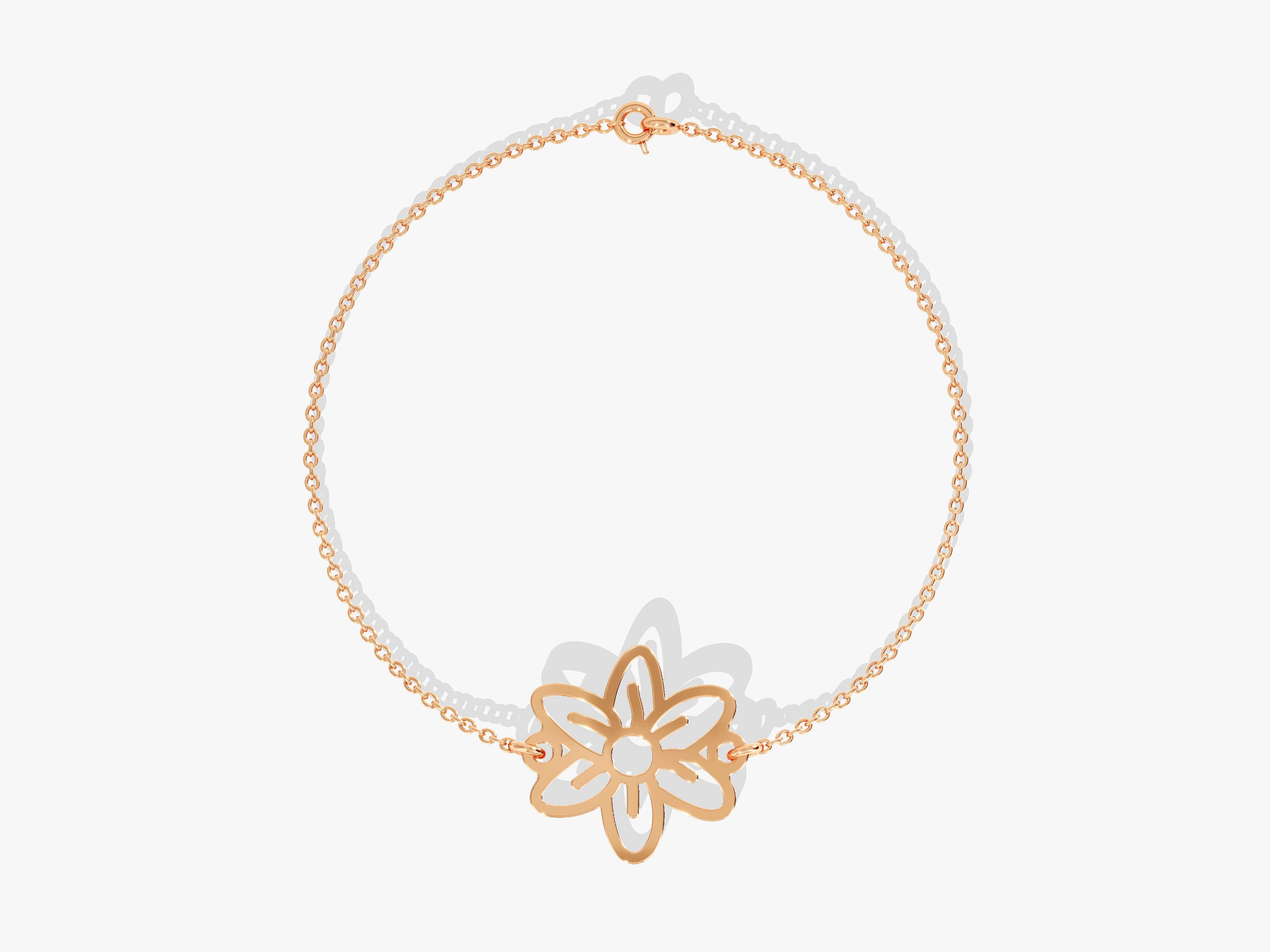 Plain Birthflower Bracelet