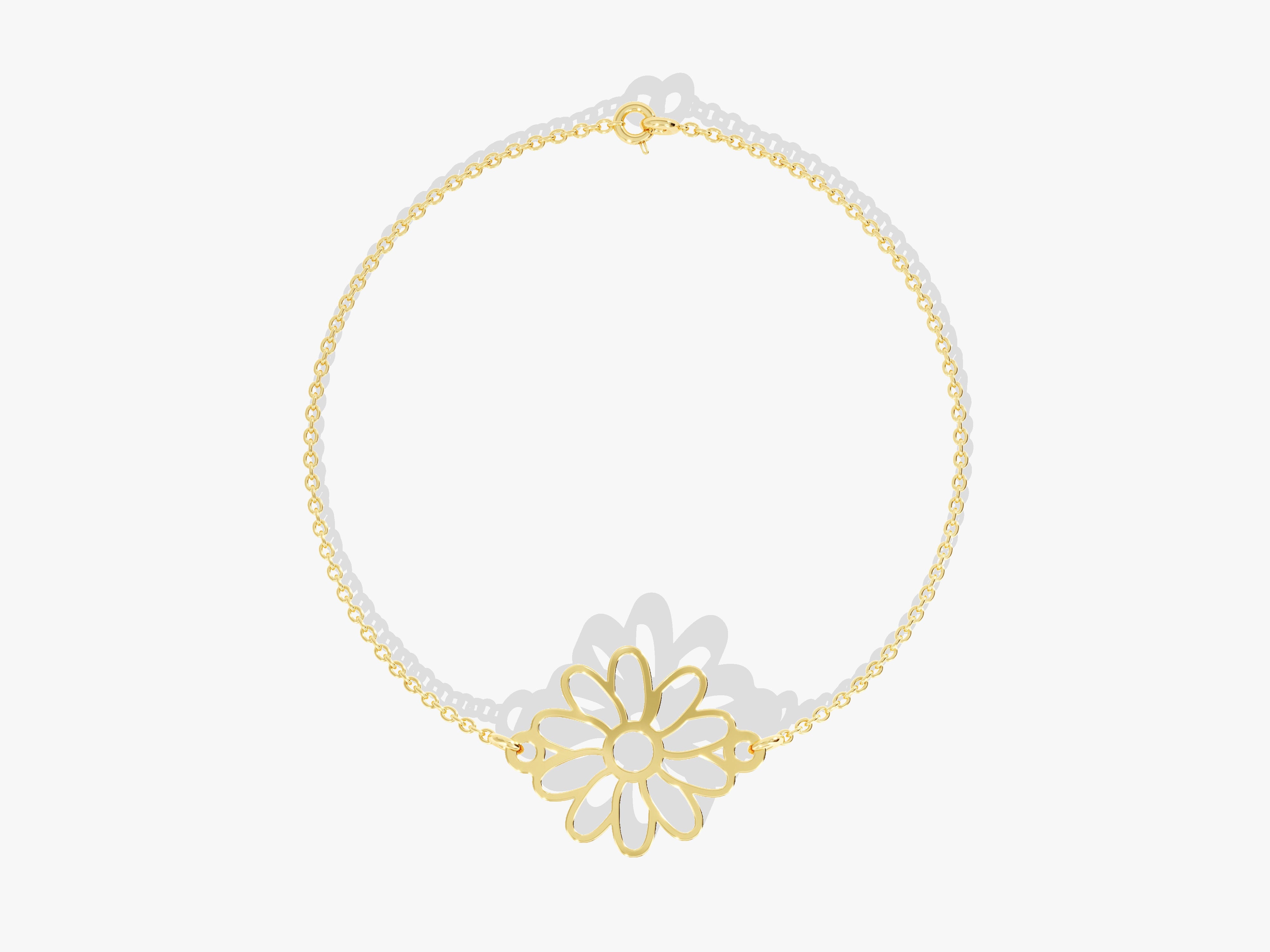 Plain Birthflower Bracelet