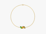 Oval Multi Birthstone Bracelet