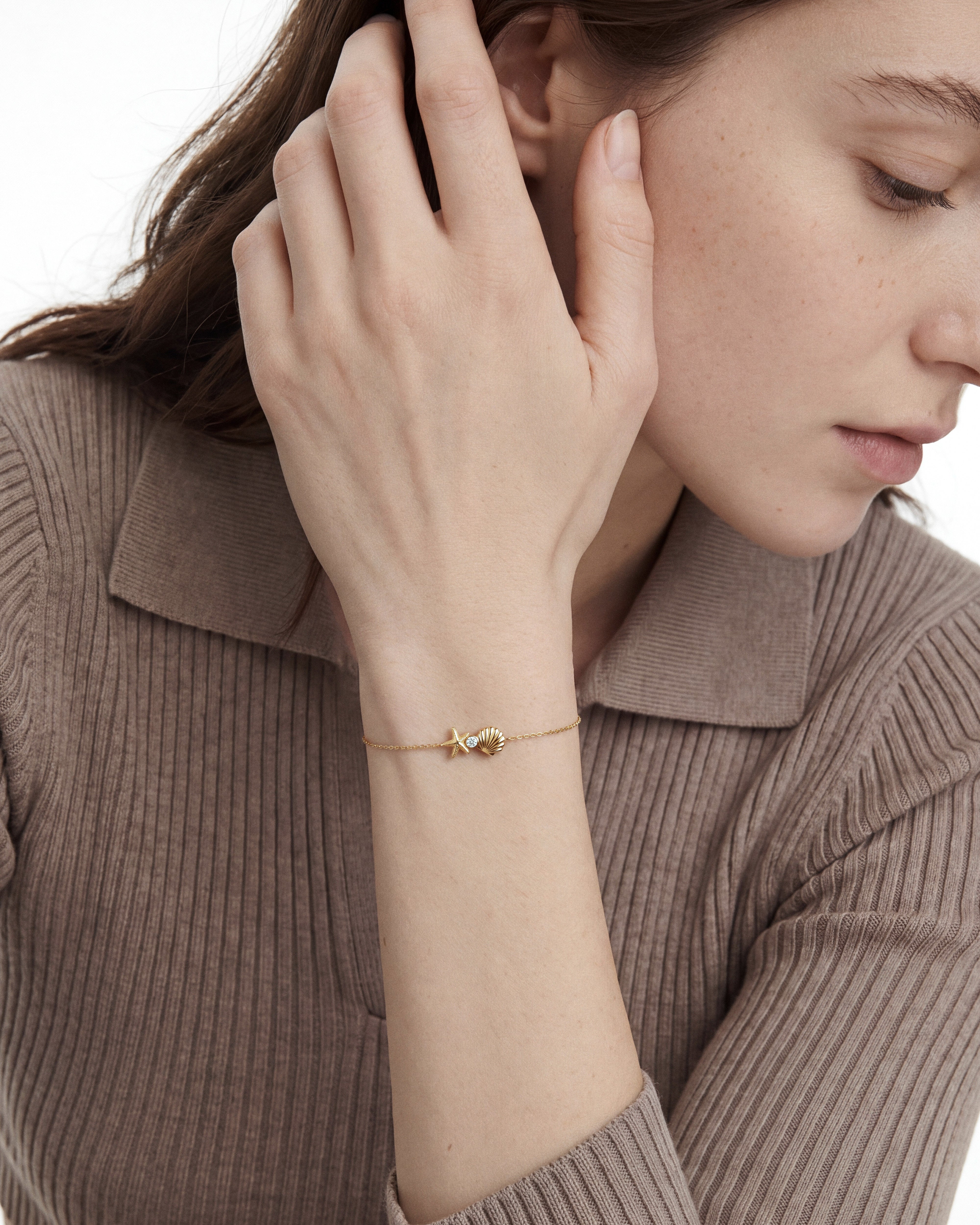 Starfish & Shell Bracelet