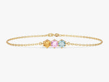 Round-Cut Multi-Stone Birthstone Family Bracelet