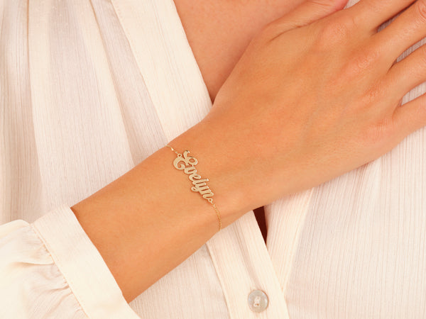 Bold Name Bracelet