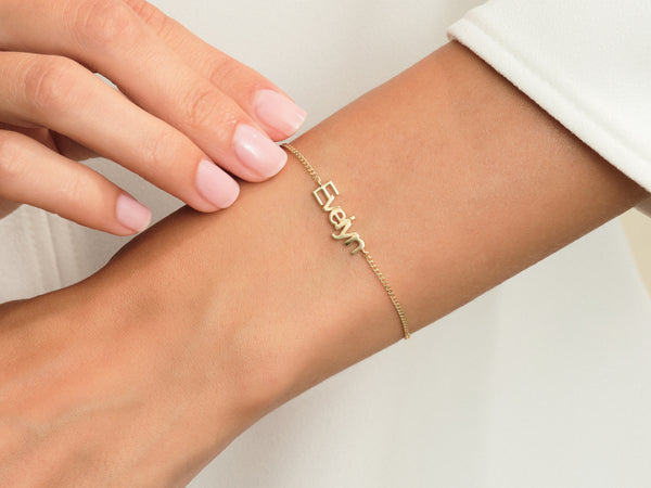 Cuban Chain Name Bracelet