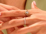 Diamond Heart Ring