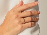 Mini Plain Heart Ring