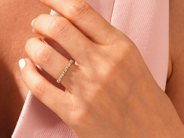 Heart Shape Pink Tourmaline Ring