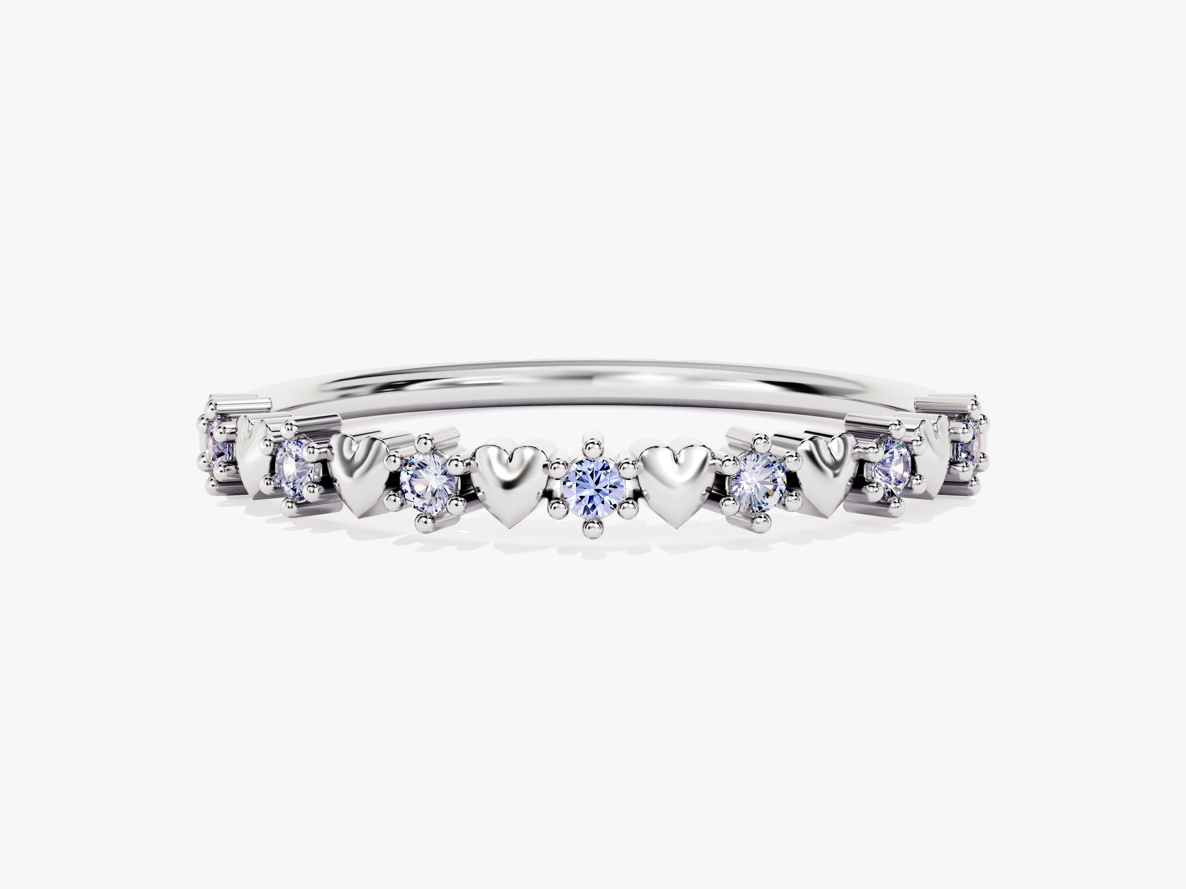 Heart Shape Alexandrite Ring