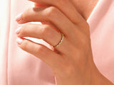 Heart Shape Garnet Ring