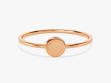 14k Solid Gold Pinky Signet Ring
