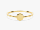 14k Solid Gold Pinky Signet Ring