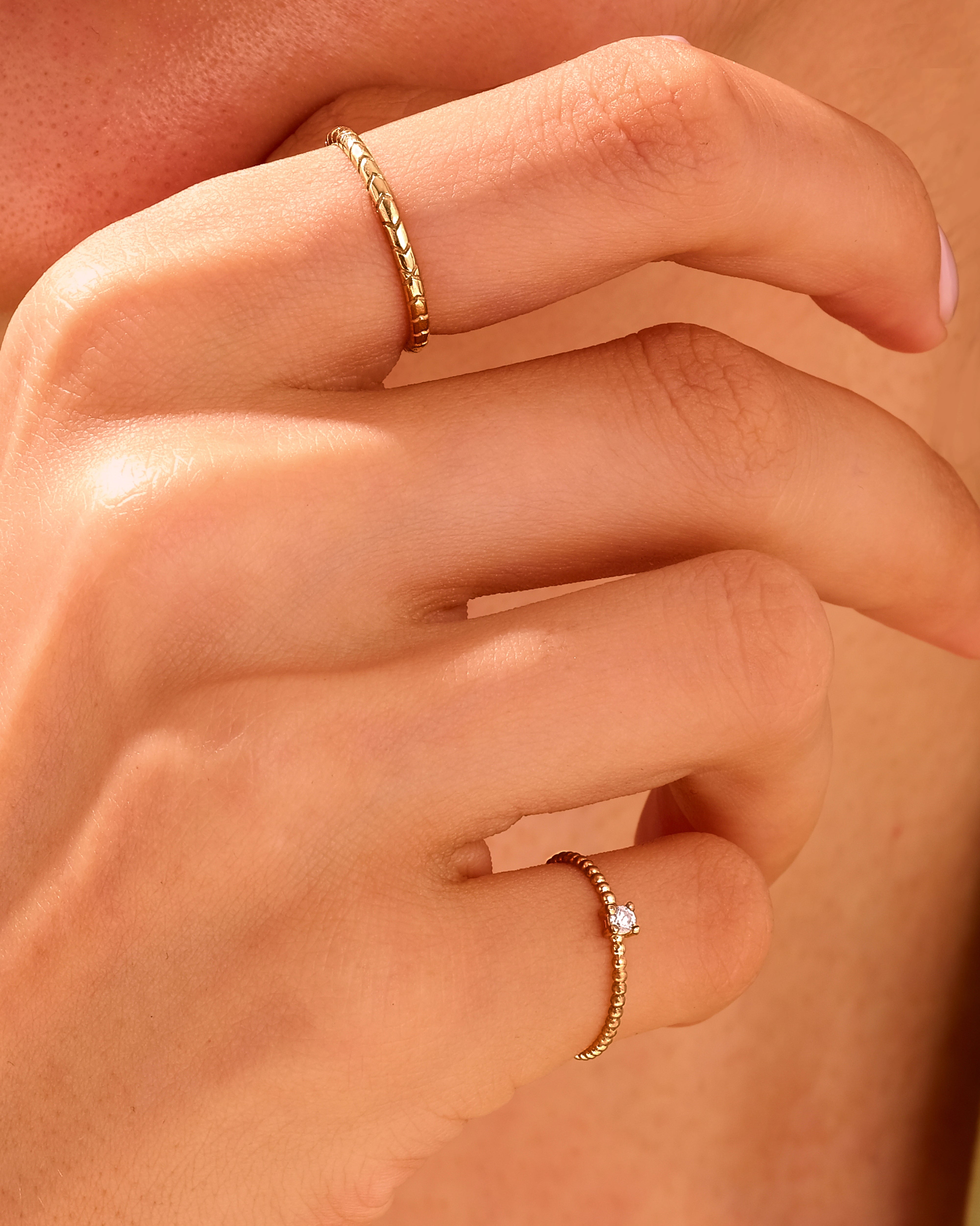 Thin Snake Ring