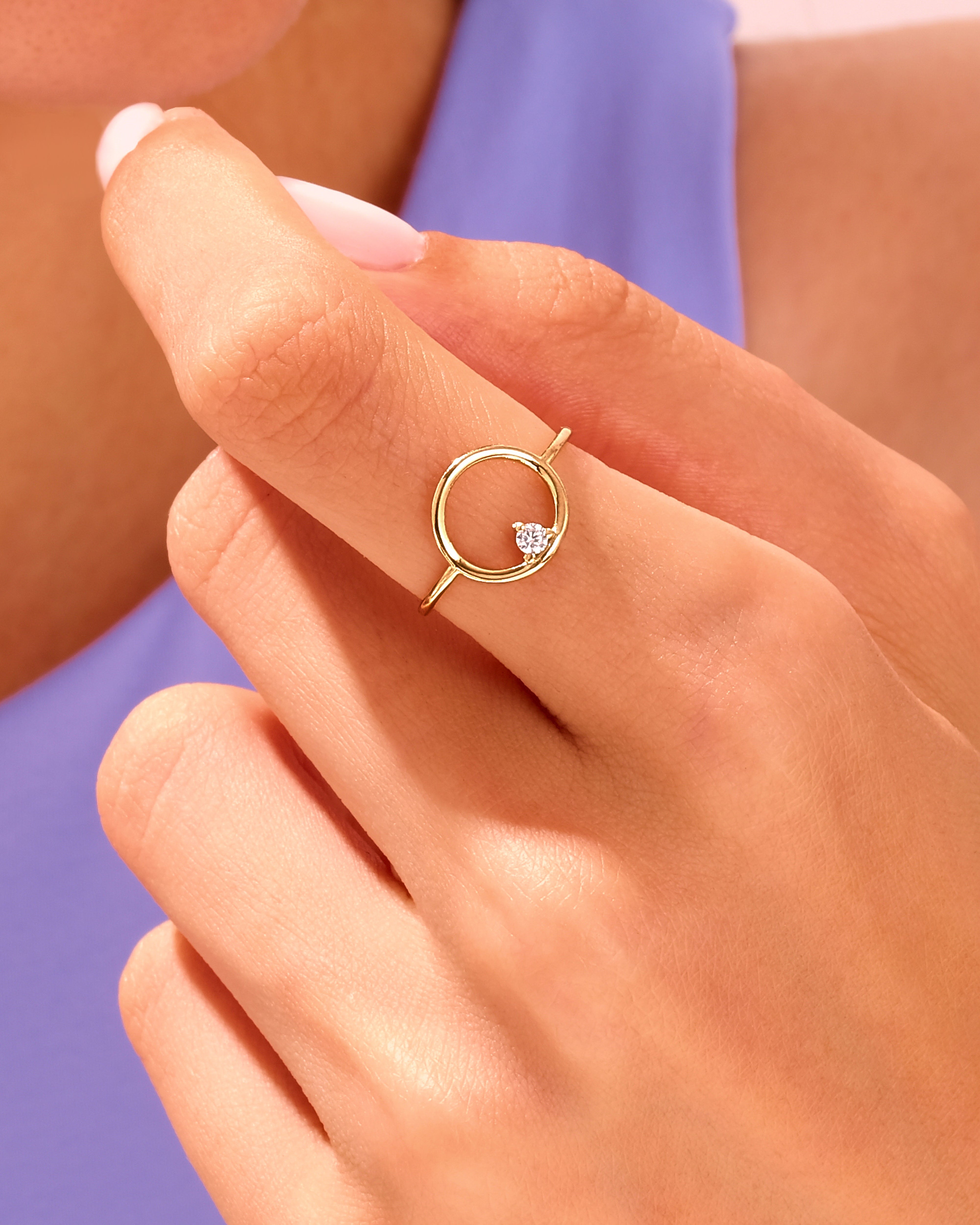 Open Circle Ring