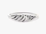 Wave Signet Ring