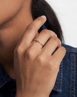 Mini Plain Heart Ring
