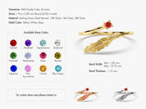 Birthstone Arrow Ring