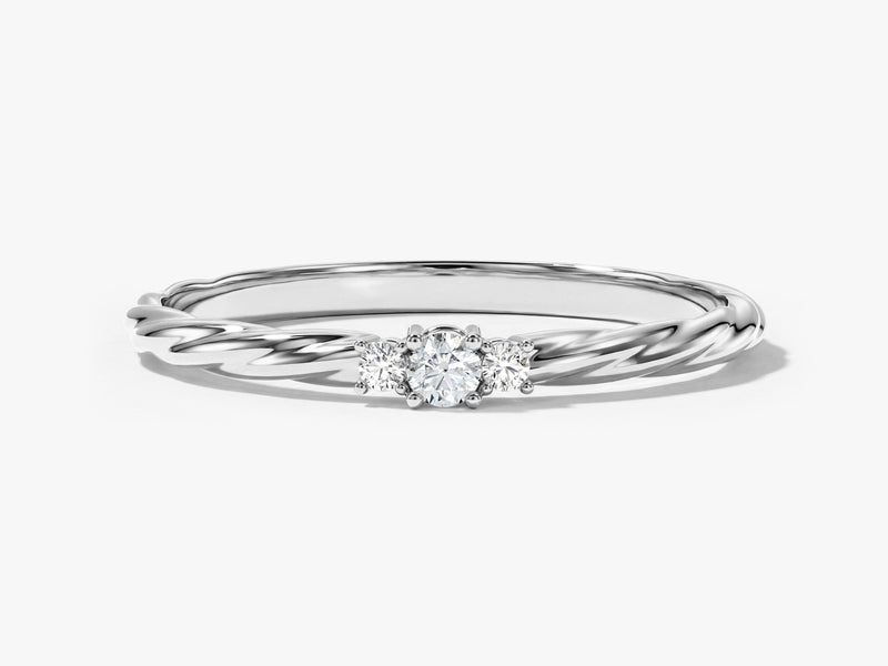 Twisted Trio Ring