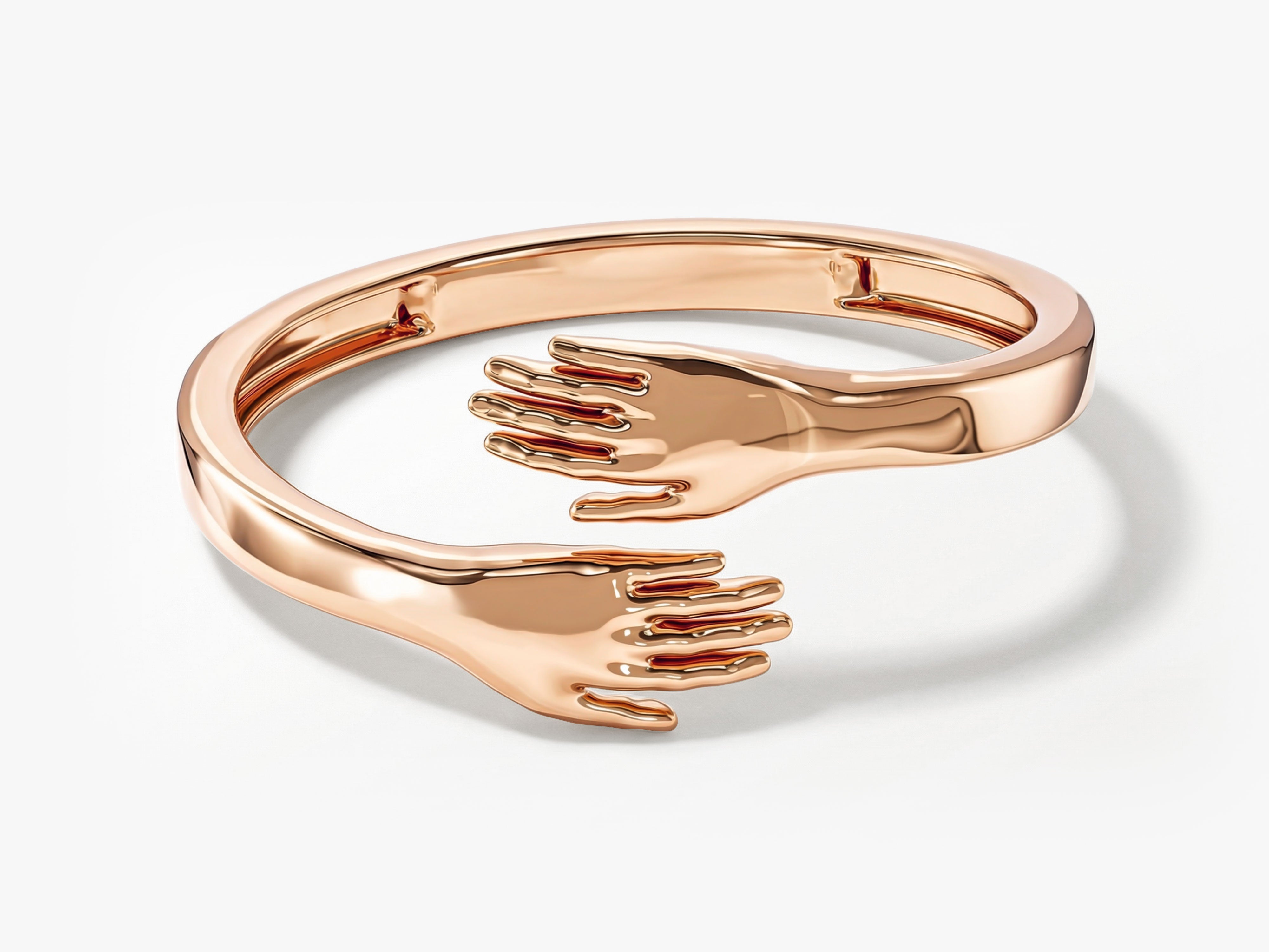 Hugging Hand Ring