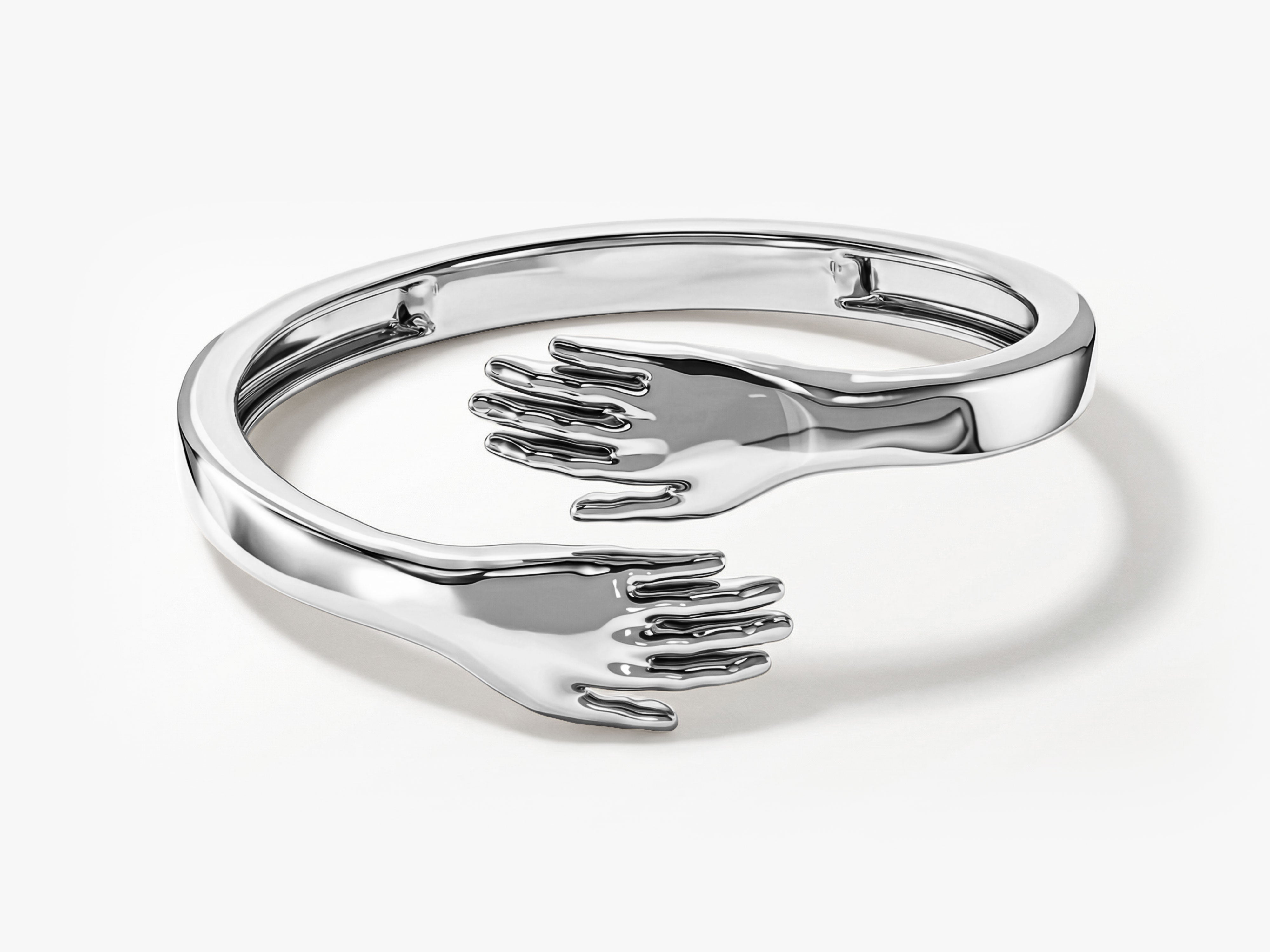 Hugging Hand Ring
