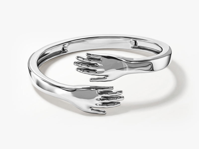Hugging Hand Ring