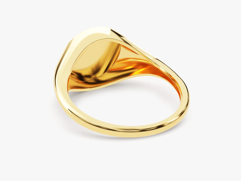 Round Signet Ring