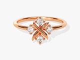 Four-Stone Flower Diamond Ring