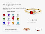 Cluster Birthstone Ring