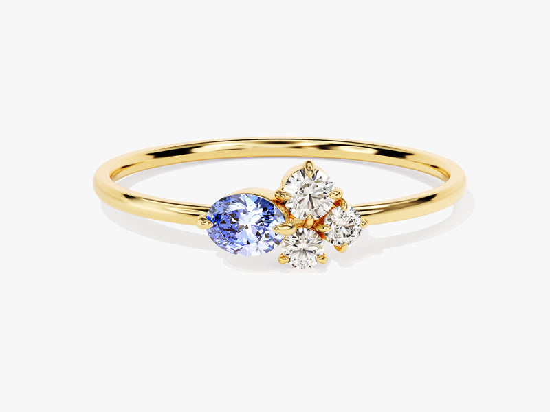 Cluster Birthstone Ring