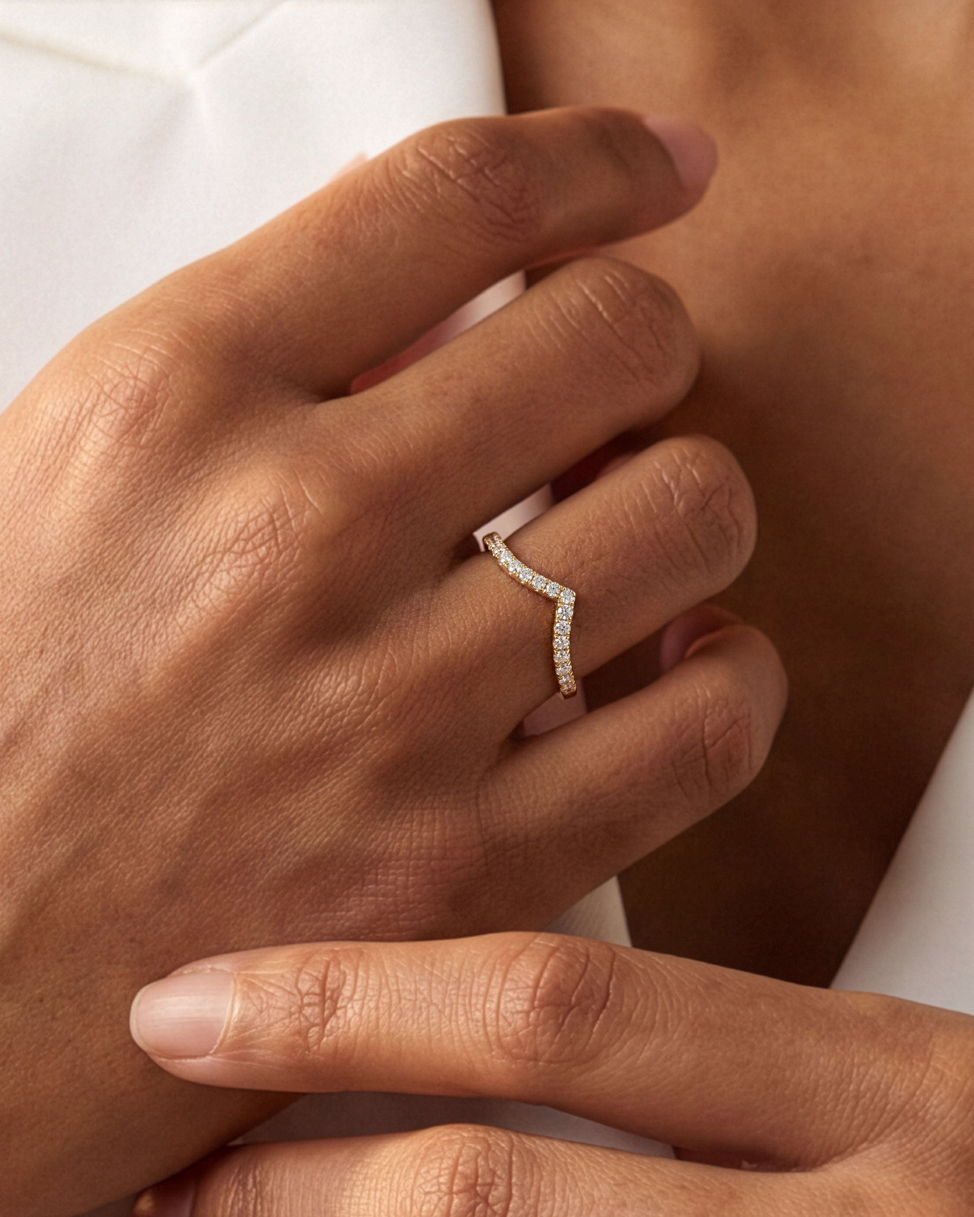 Curved Wedding Band