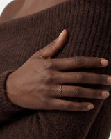 Bezel Set Round Birthstone Ring