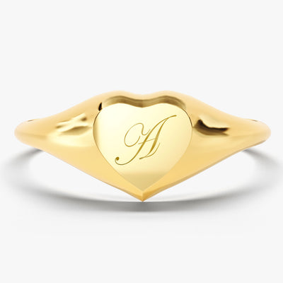Heart Signet Ring