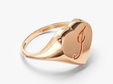 Heart Signet Ring