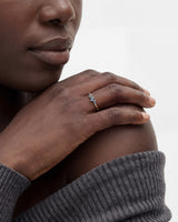 Floating Cluster Birthstone Ring